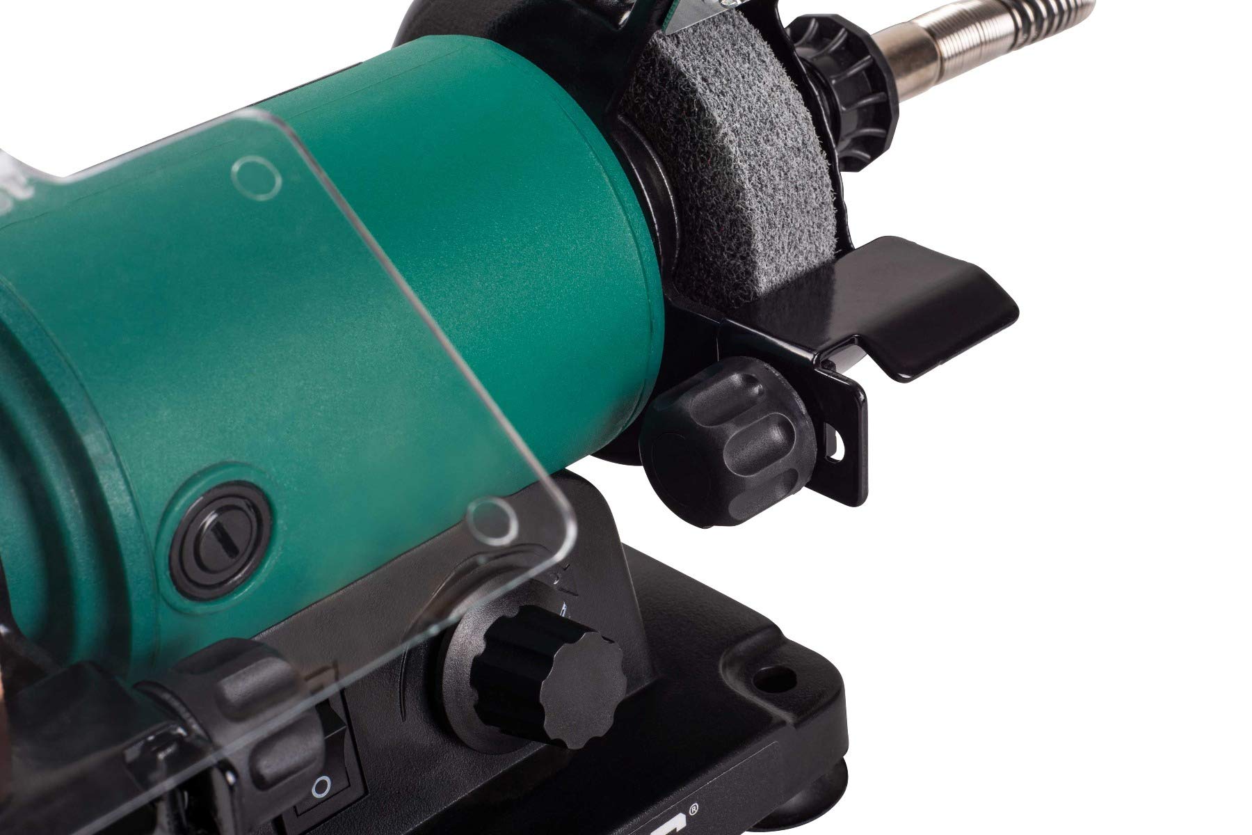 VONROC Smerigliatrice da Banco BG501AC - Motore 150W, Velocità Variabile, Albero Flessibile, Accessori Inclusi, Multifunzione per Levigatura, Raschiatura e Pulizia