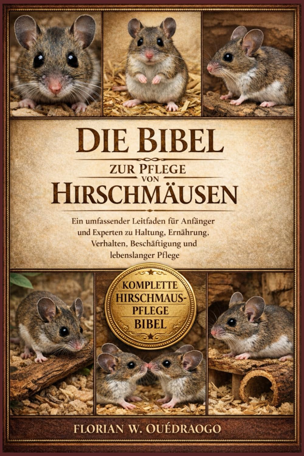DIE BIBEL ZUR PFLEGE VON HIRSCHMÄUSEN: Ein umfassender Leitfaden für Anfänger und Experten zu Haltung, Ernährung, Verhalten, Beschäftigung und lebenslanger Pflege