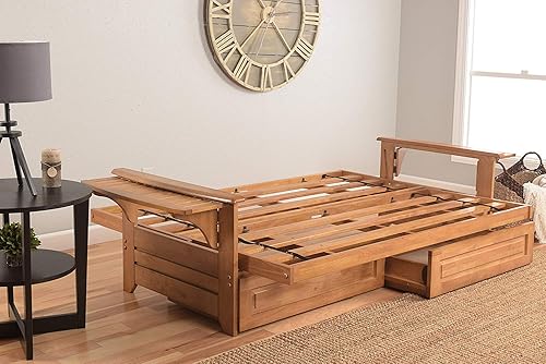 Miniatura 4 de Kodiak Furniture - Juego de futón, blanco, Madera Tela, Canadá