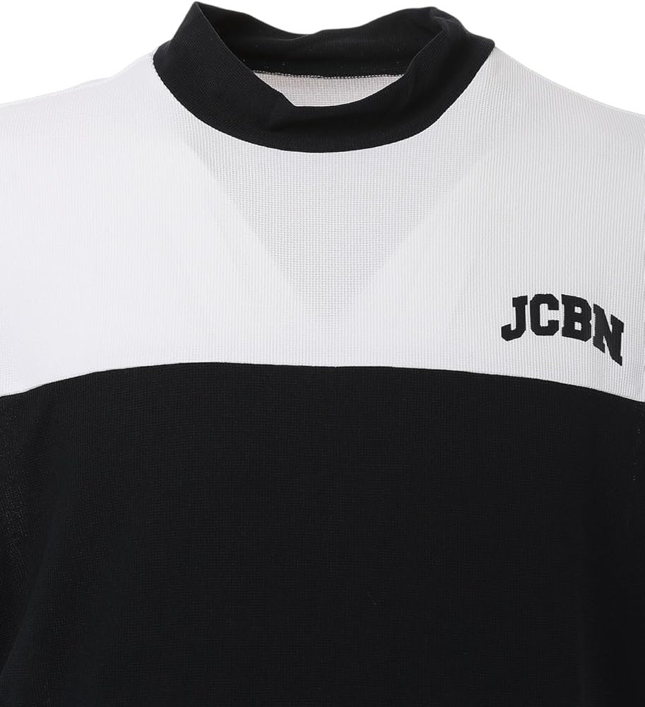 新品 ジャックバニー モックネック 半袖シャツ カットソー ブラック