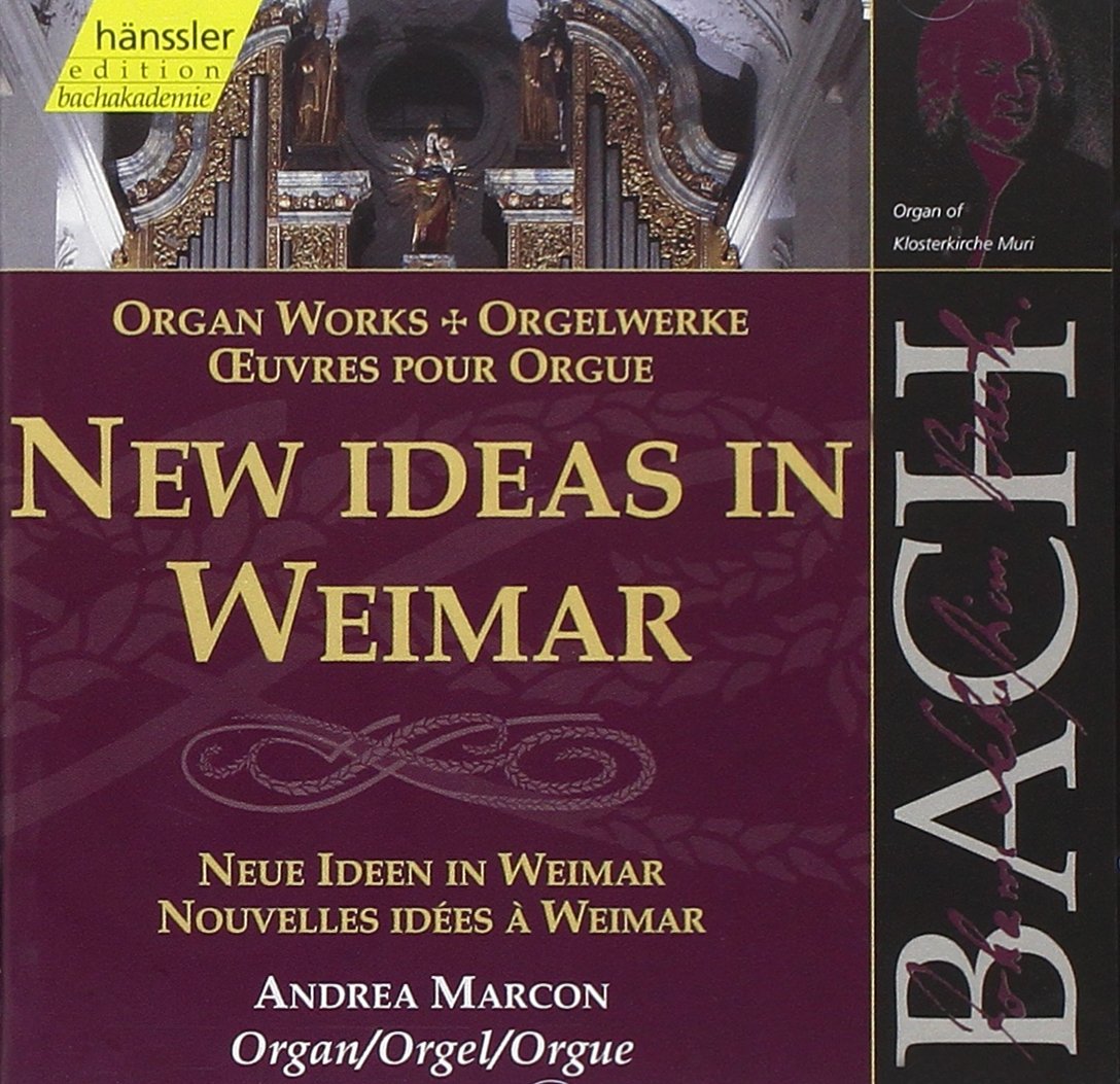 Bach: Organ works - New Ideas in Weimar (Edition Bachakademie Vol 90) /Marcon