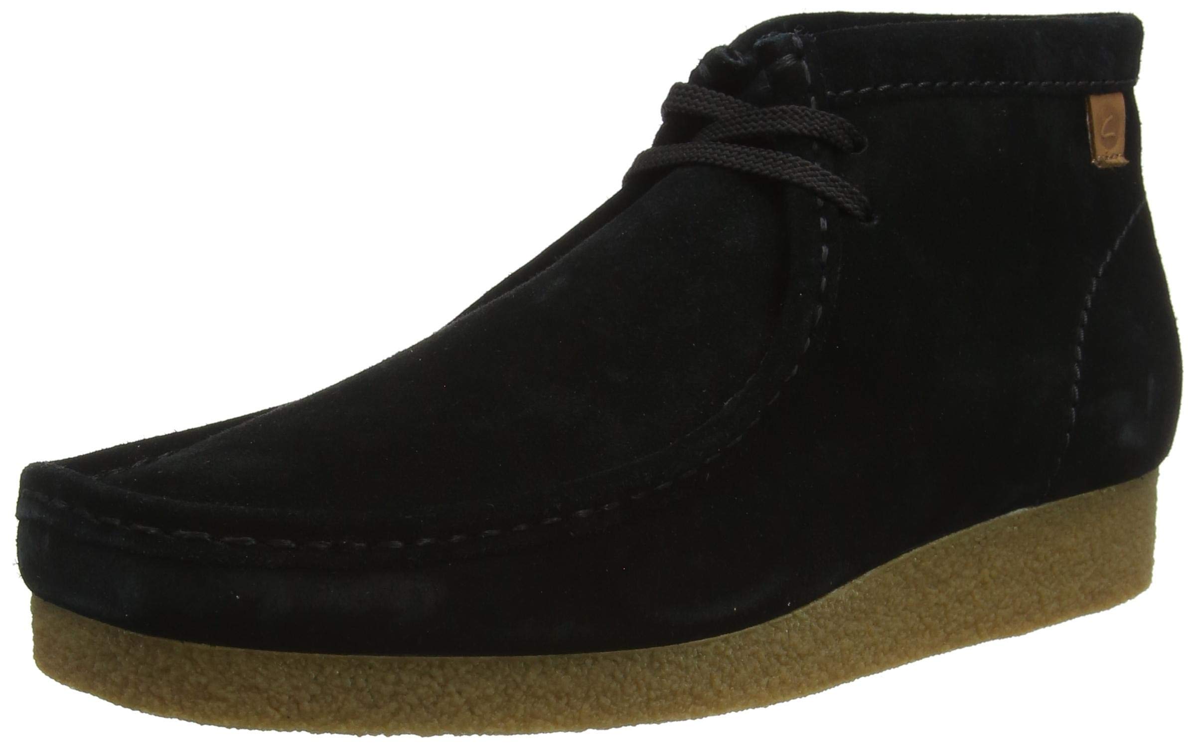 Clarks Shacre Boot Mens Dark Sand Suede, 11