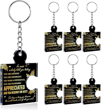 Team Appreciation Gifts Bulk Thank You Keychains for Coworkers