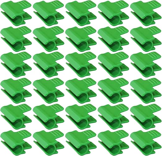20 Stück Gewächshaus Klemmen Edelstahl - Gartenclips Für Folien & Netze