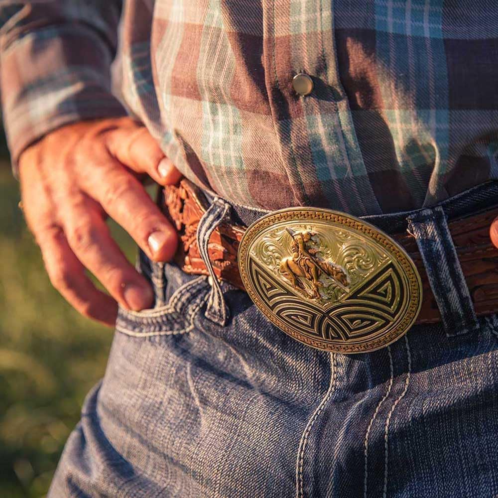 Montana Silversmiths Western Lifestyle Southwestern Series Made in the USA Belt Buckle - Image 2