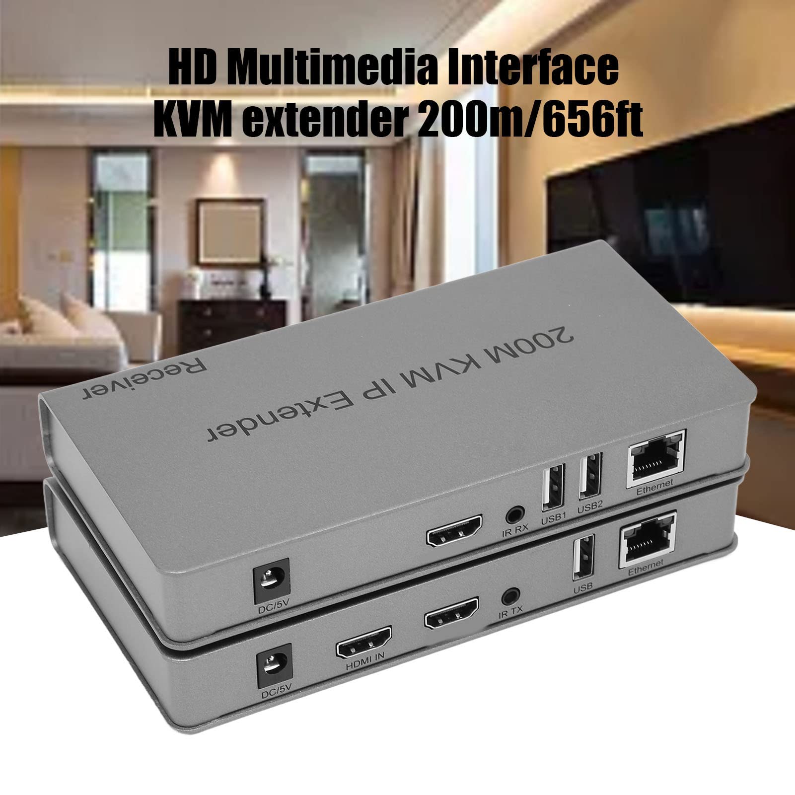 Amazon.co.jp: USB HDMIエクステンダーオーバーIPイーサネット、200m