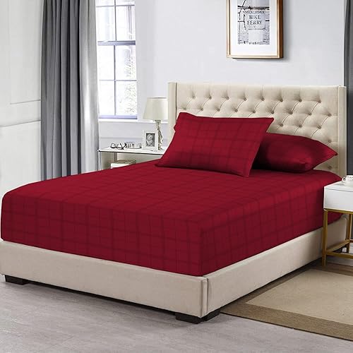 Miniatura 30 de Pizuna Juego de funda de edredón de algodón tamaño individual, 300 hilos de tejido de satén de algodón de fibra larga con cierre de botón (funda de