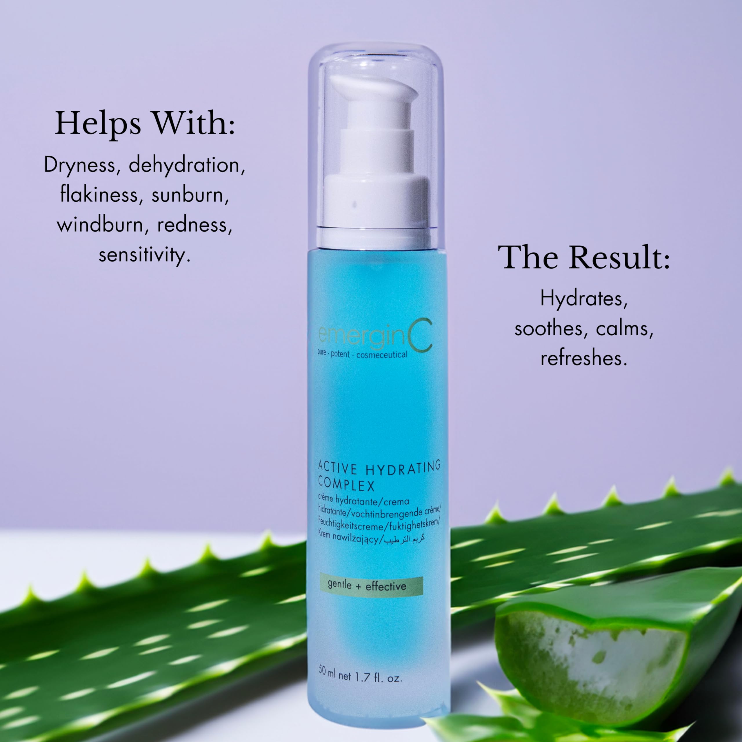 Amazon.com: emergin C Active Hydrating Complex - Soothing Oil-Free