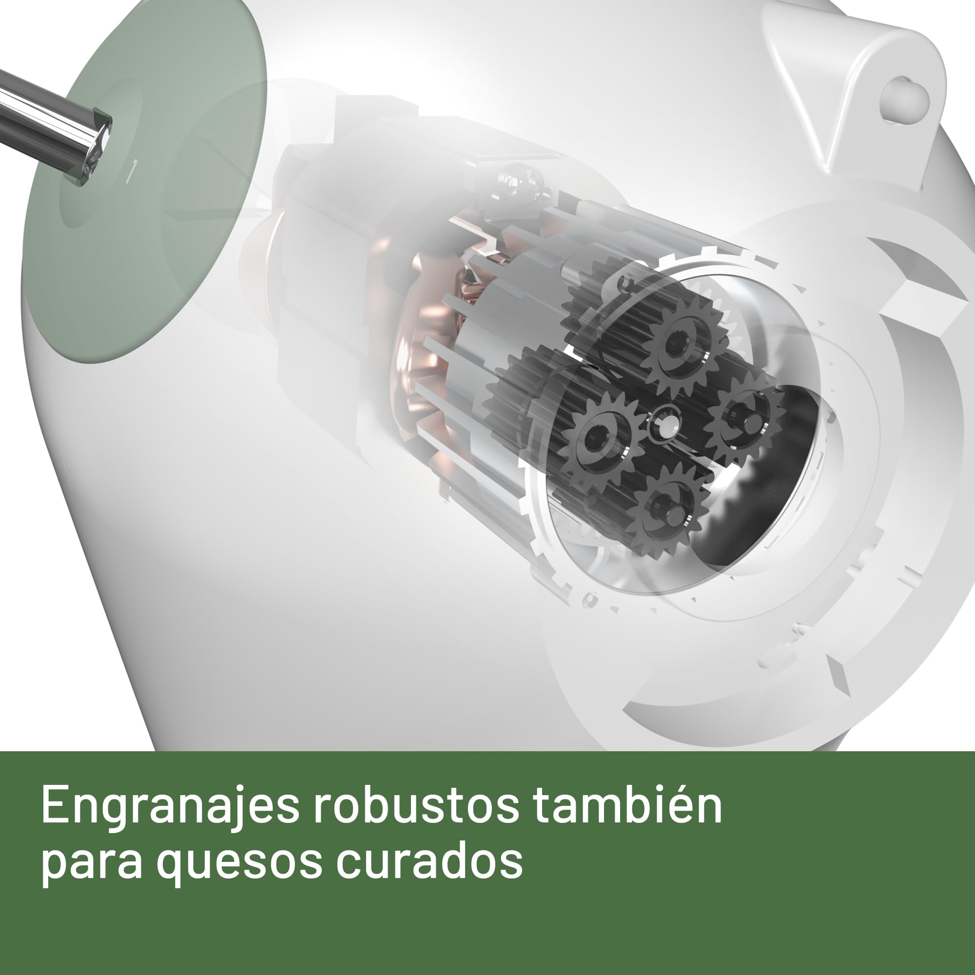 Imetec Grattugissima, Rallador Eléctrico, Rodillo De Acero Inoxidable, Tolva De Aluminio, Recipiente Extraíble Con Tapa Frescura, Sistema De Seguridad, 150 W