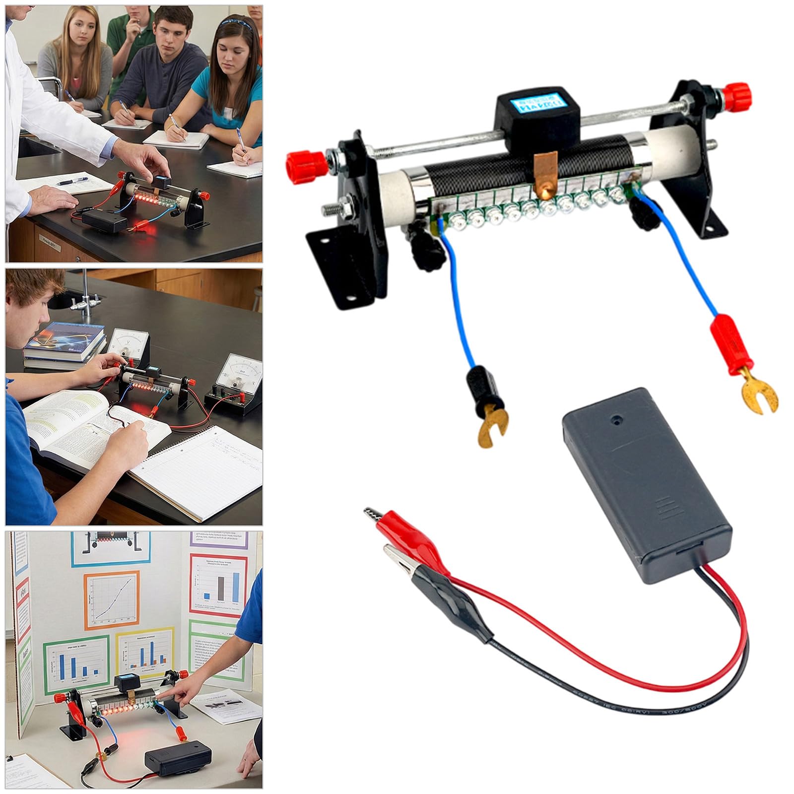 Set di strumenti per simulatore di reostato per l'educazione fisica, che consente un controllo preciso di corrente e tensioni in scenari di prova, reostato scorrevole per test di circuito