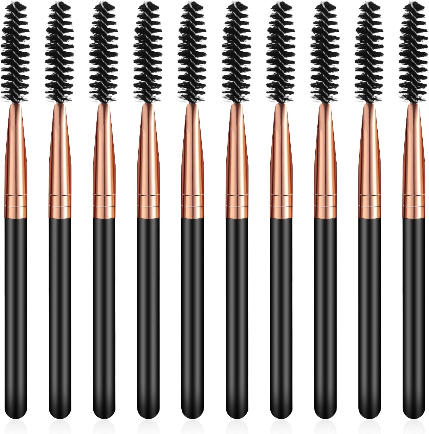 10pcs Eyelash Brush Spoolies for Eyebrows Mascara Brush