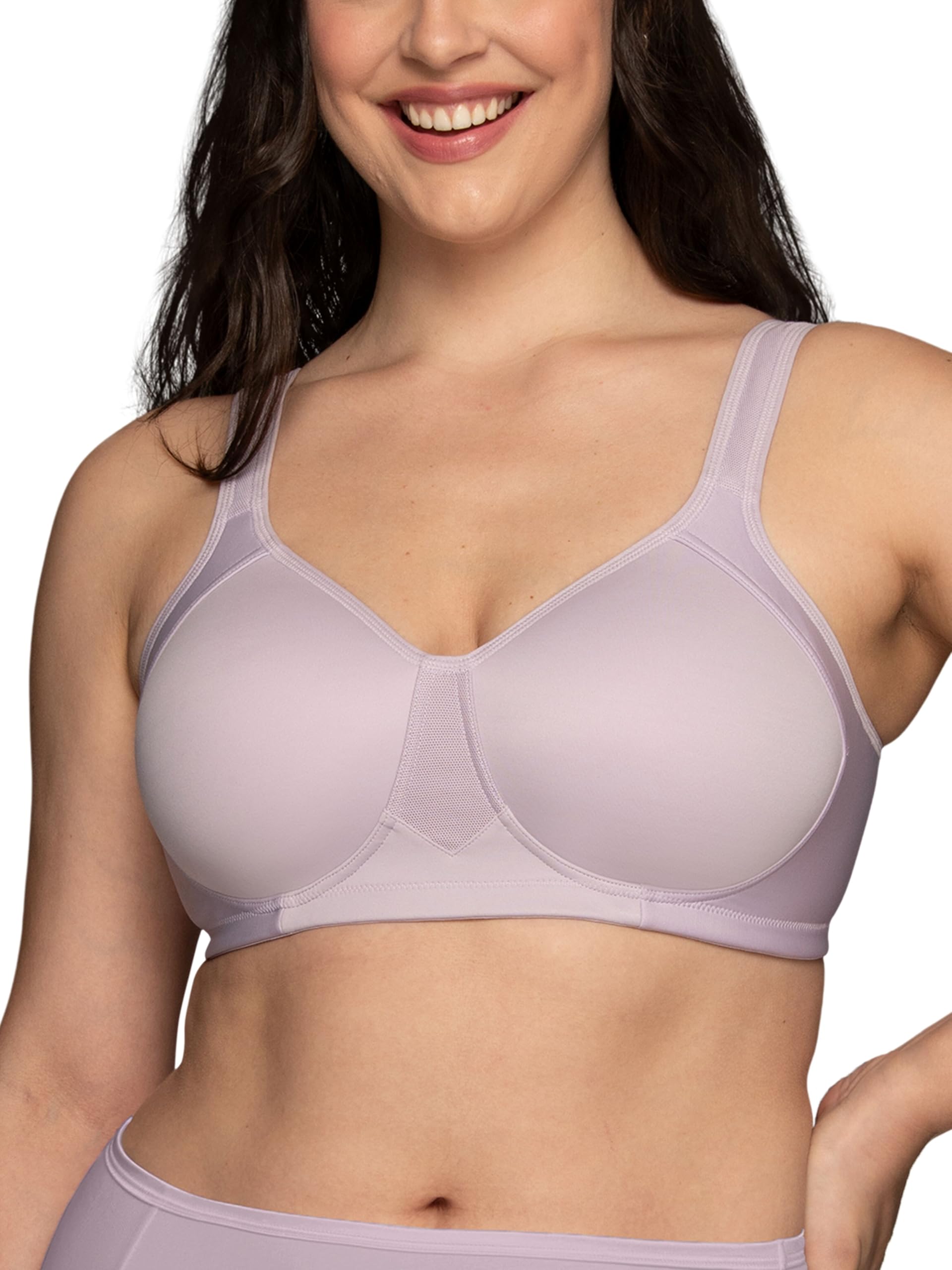Vanity Fair Medium Impact Sports Bras for Women, Breathable, Moisture Wicking, Padded Cups Up To DDD Reggiseno Sportivo Donna