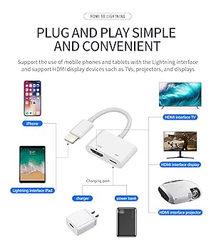 分配器・切替器 Apple Lightning to Digital AV Adapter Apple Lightning Digital AV Adapter,1080P Lightning to HDMI