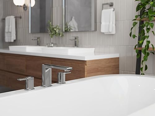 Miniatura 2 de Pfister RT6-5DAC Deckard - Grifo de bañera romana de 3 agujeros, cromo pulido