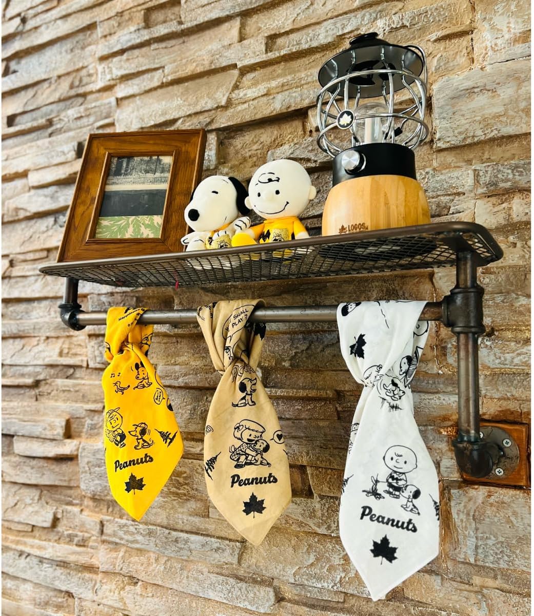 Logos 37500309 Peanuts 75years Bandana (Off-White)