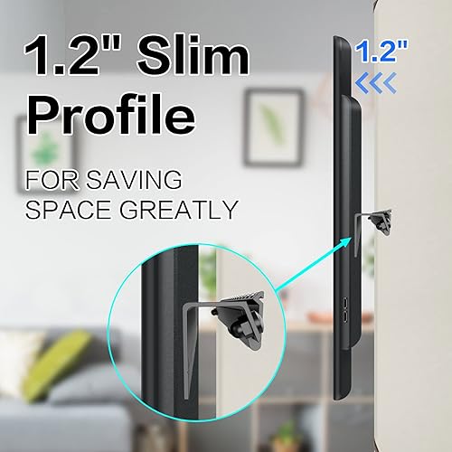 Miniatura 4 de Soporte de TV para paneles de yeso sin taladro, soporte de pared para TV sin pernos para la mayoría de televisores de marca de 22 a 55 pulgadas de