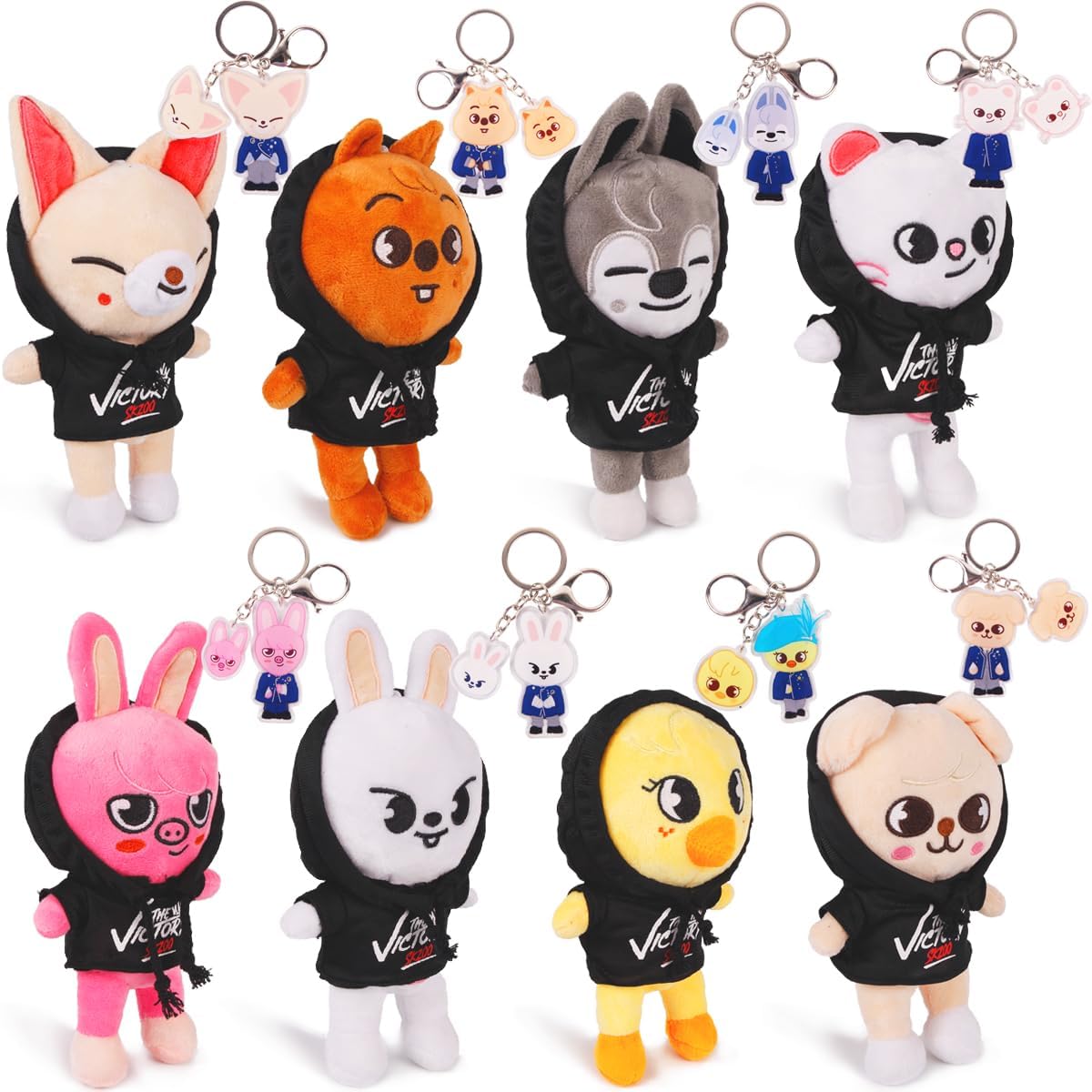 SKZOO 7.8in 8SET Plush | The Initial Hoodie Image | Where Stay | You CAN GET Double