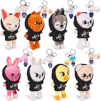 SKZOO PLUSH Original ver.7体セットパピ無しオリサイズ Stray Kids SKZOO Official Plush Toy Original Size Toy
