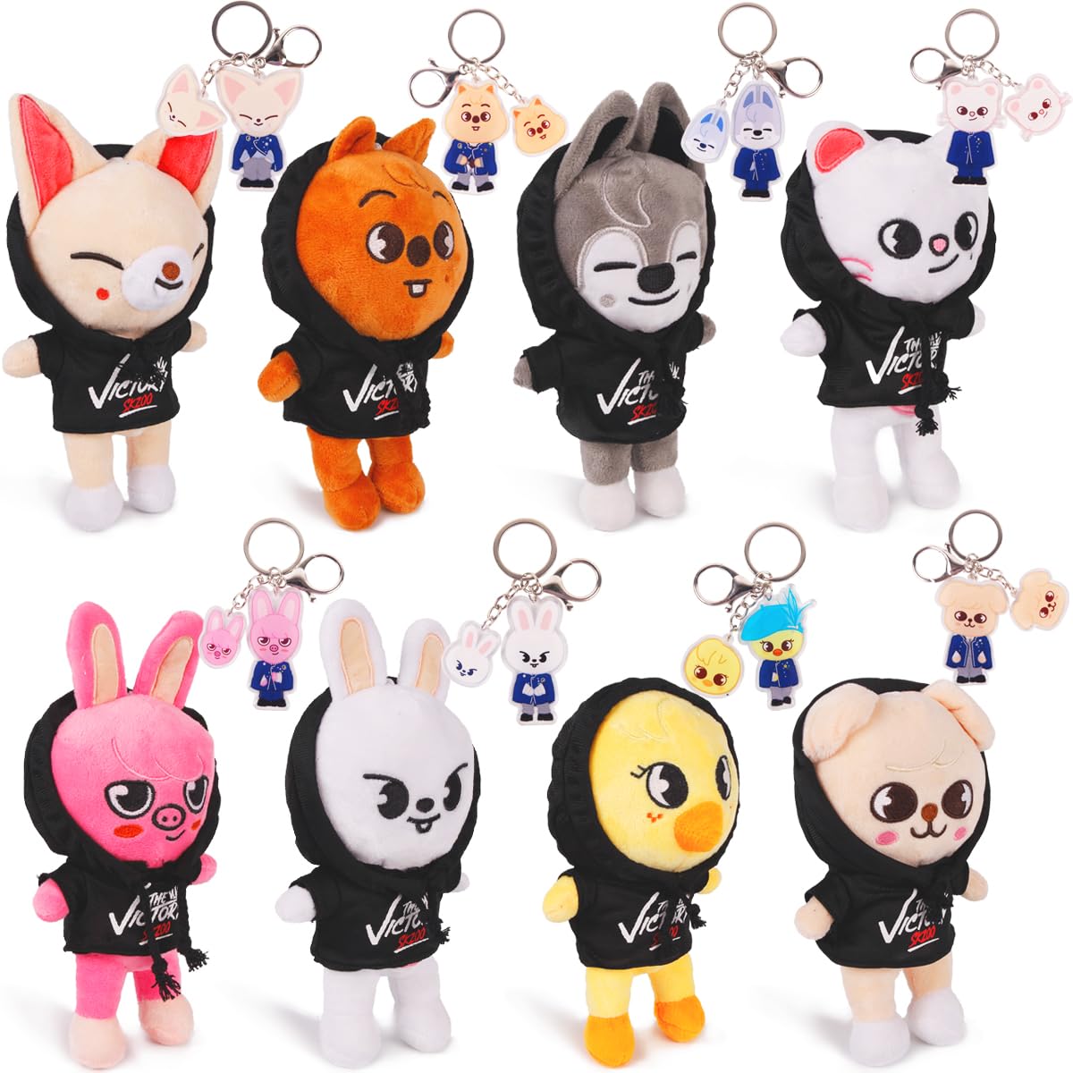 Amazon.com: SKZOO 7.8in 8SET Plush | The Initial Hoodie