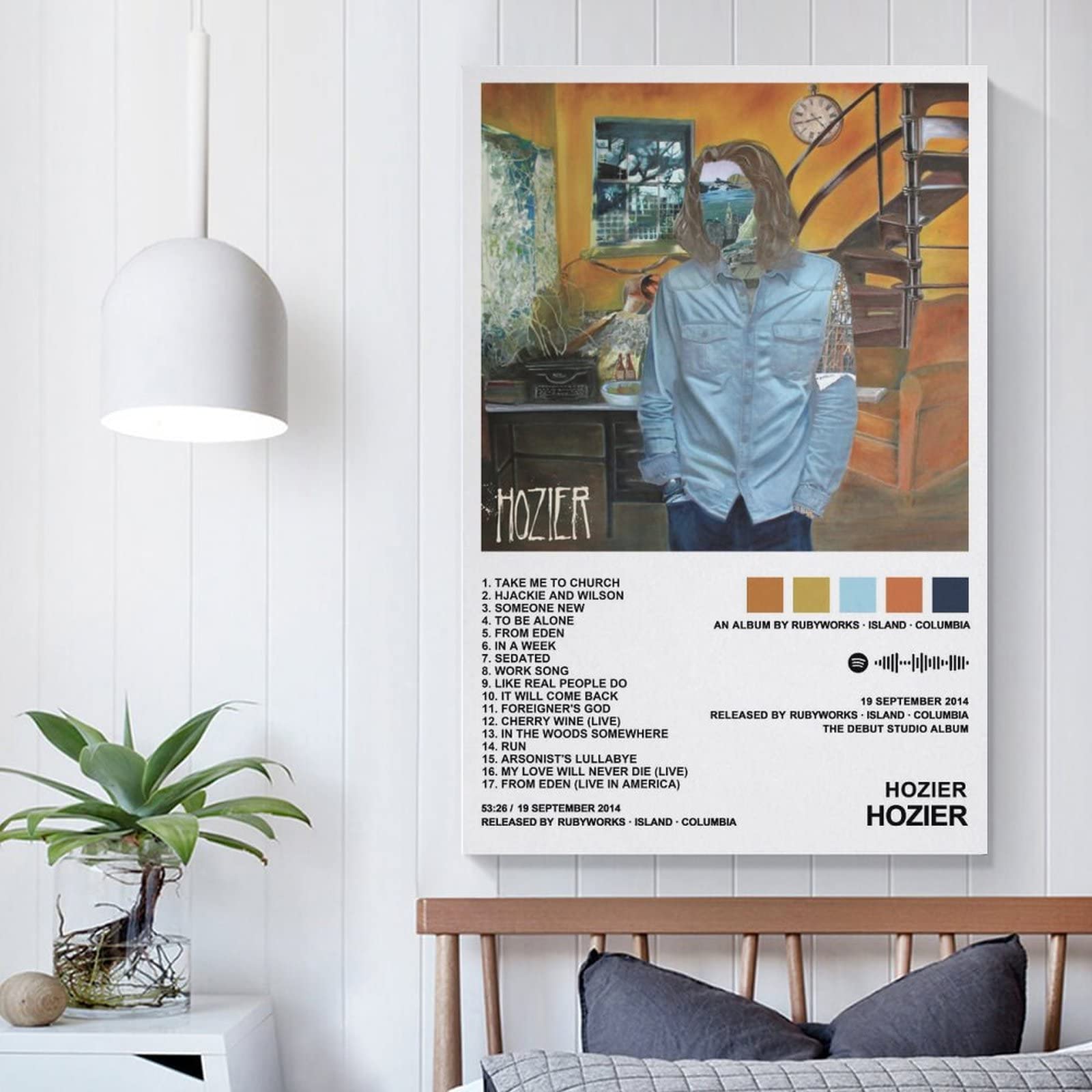 Hozier Poster Leinwand Poster Schlafzimmer Dekorati Produktbild-Vorschau 9