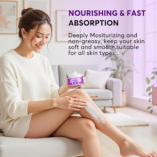 Miniatura 6 de Crema tópica de loción de magnesio para dormir mantequilla corporal de magnesio natural para un sueño dulcecalambres en las