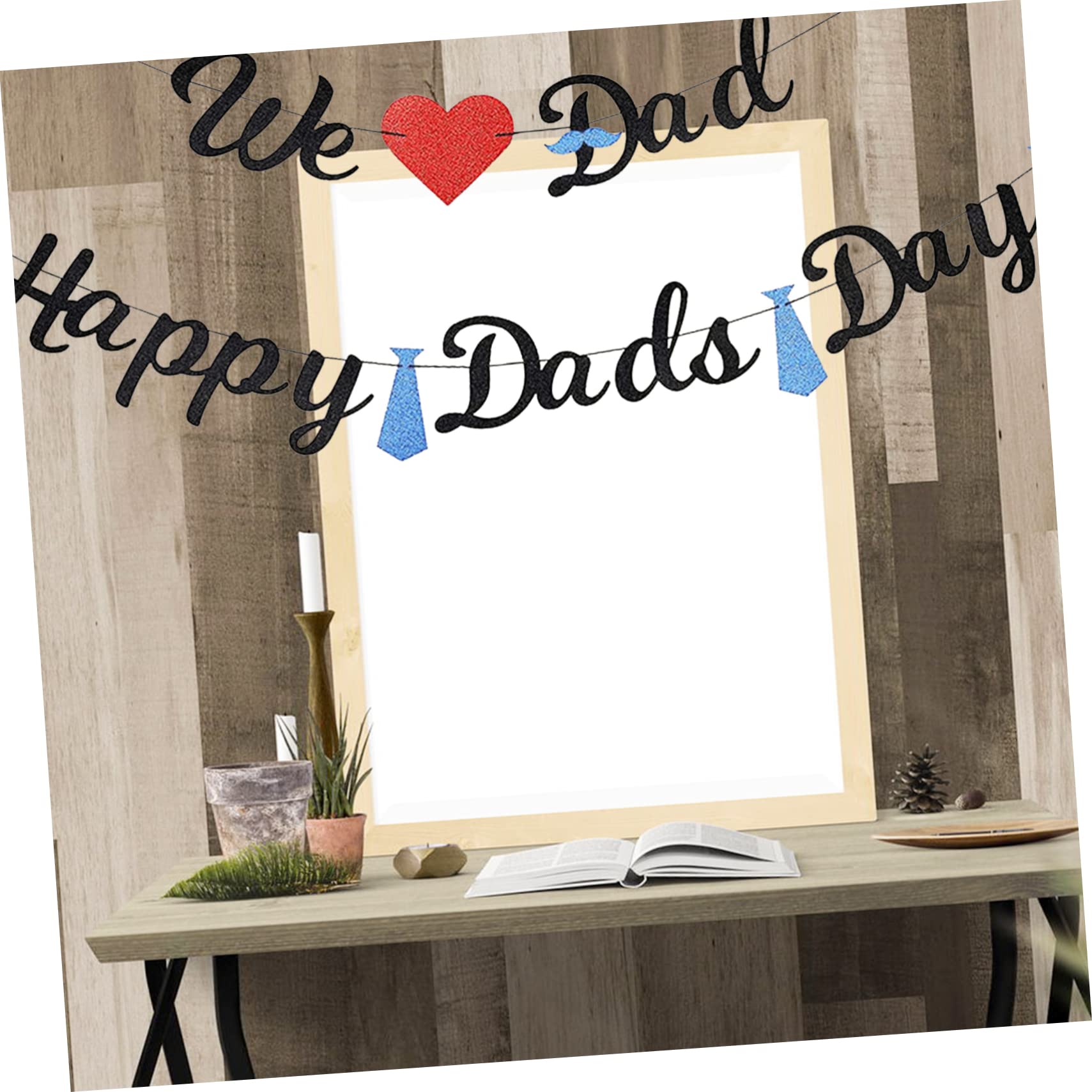 Cabilock 4 Juegos De Banderines Para El Día Del Padre Pancarta De Cumpleaños Para Hijo Y Papá Decoraciones Para El Día Del Padre Para Fiestas Decoración Colgante Fácil De Usar