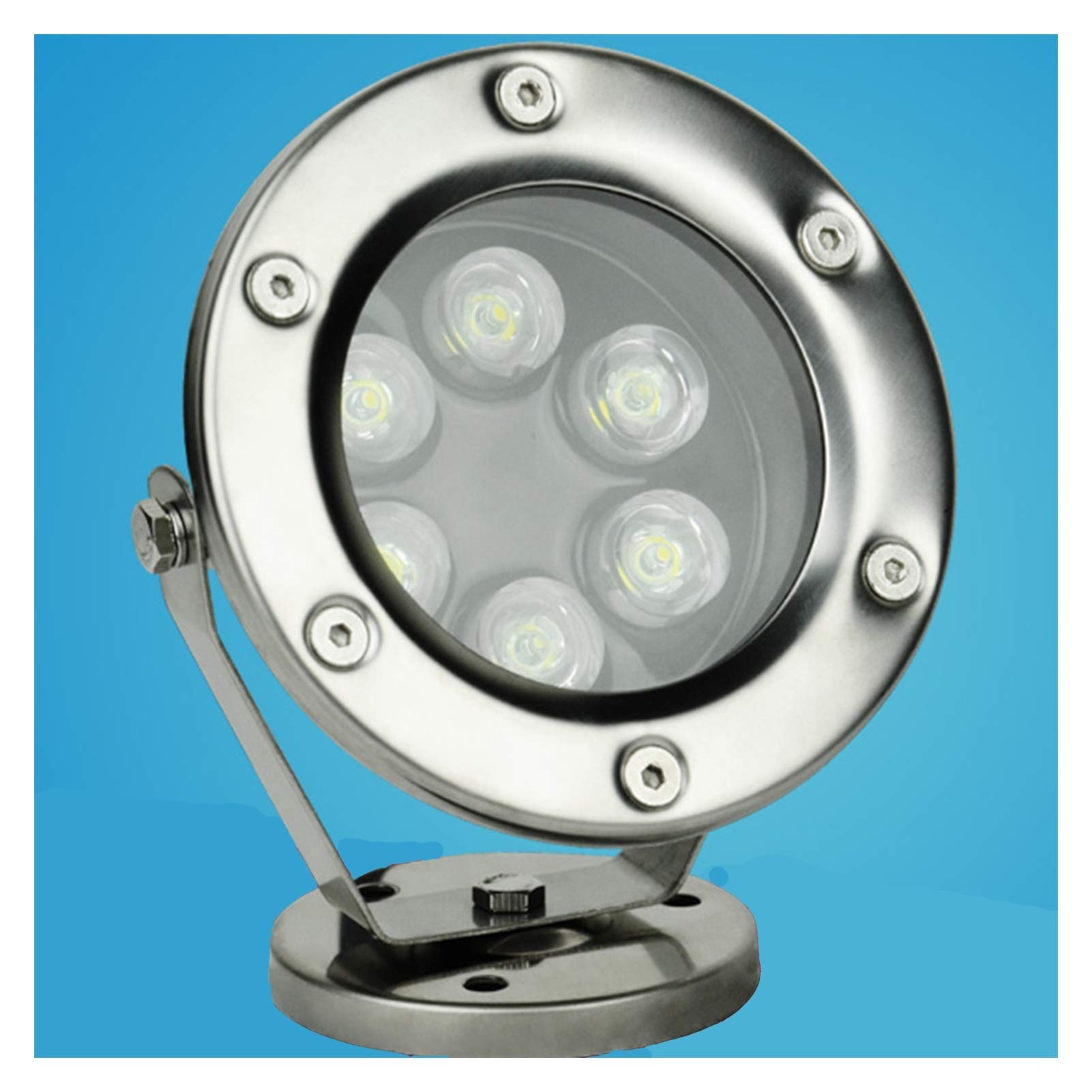 Luce Subacquea 12V LED Impermeabile Luce Subacquea Luce Piscina Luce Pesce Stagno Acqua Scena Luce Spot Luce Fontana Luce Paesaggio (Yellow)