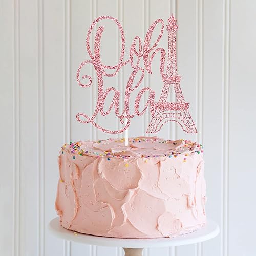 Miniatura 6 de Ooh LaLa - Decoración para tartas con temática de París, decoración de fiesta de París para despedida de soltera, cumpleaños, despedida de soltera,