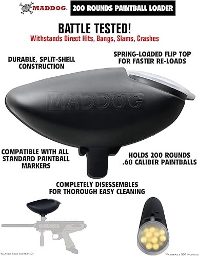Miniatura 8 de Maddog Tippmann Cronus Basic Private Paintball Gun Starter Paquete