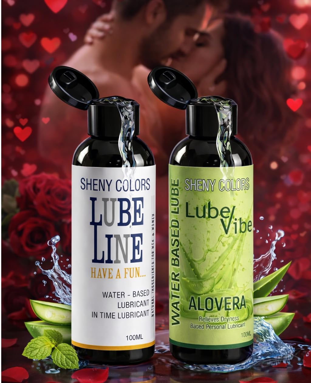 Aloe Vera Moisturizing Personal Lubricant for Silky Smooth Feel Water Based Formula-image-49