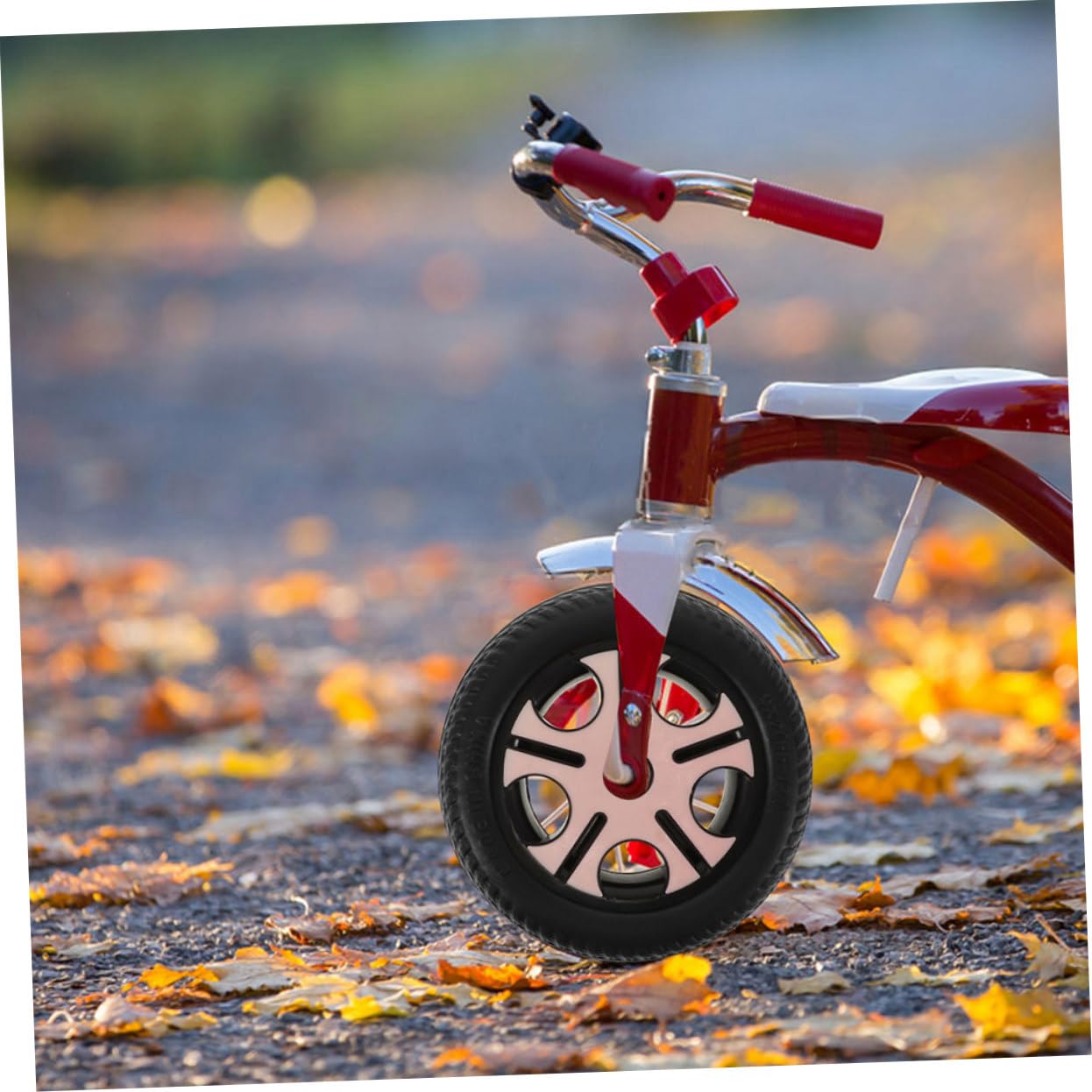 BESPORTBLE 2pcs Kid Bicycle Roue Arrière Roues De Tricycle d'enfants Remplacement des Vélos pour Les Vélos pour Les pour Tout-Petits-Tout-Petits-Enfants De 0,8 Cm De Diamètre De Trou