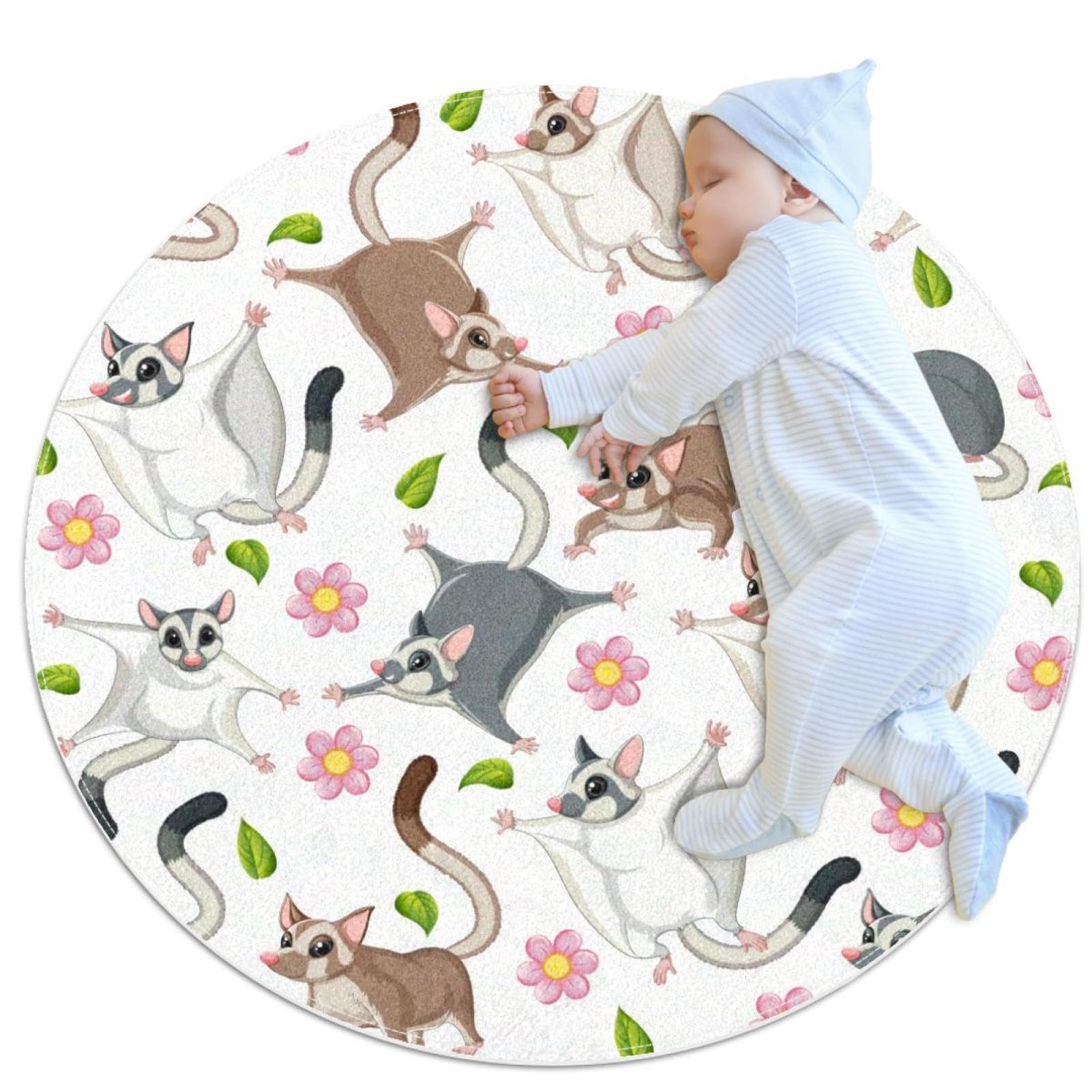 Tapis de bain antidérapant contre les sols froids et glissants : modèle animal 1m
