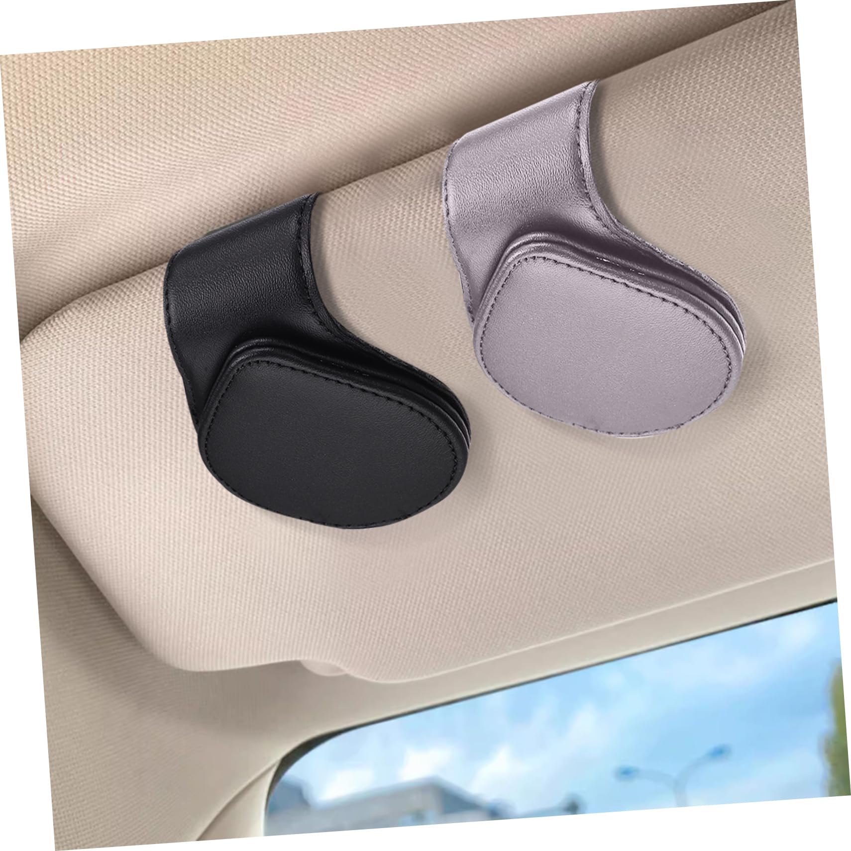ULTECHNOVO 6 Stück Auto Visier Zubehör Visier Zubehör Auto Visier Sonnenbrillen Clip Auto Brille Ruhm