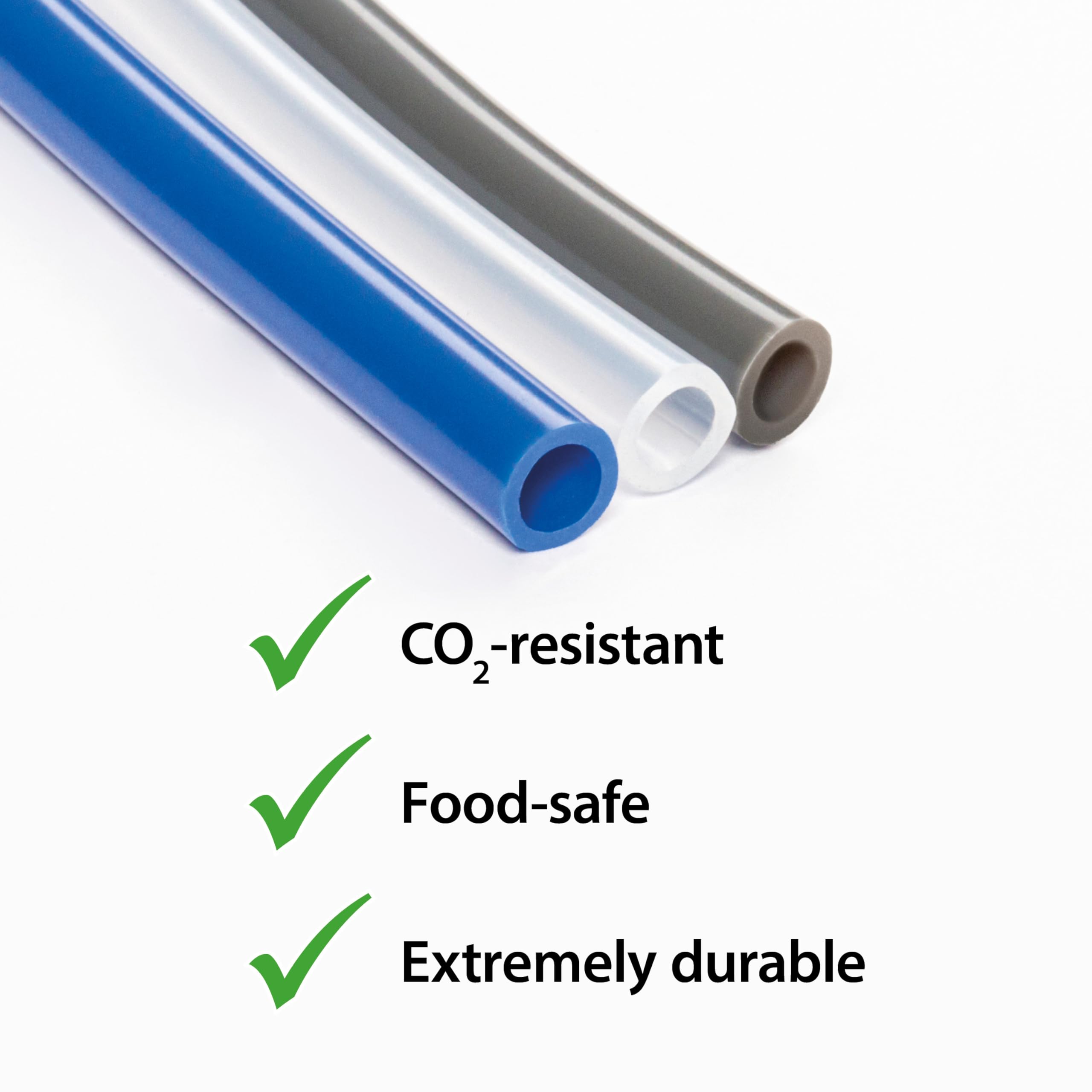 ARKA Manguera de Silicona - 4/6 mm, 200 m, Azul - Manguera, Apta para Alimentos, Resistente al ozono y al CO2, Ideal para acuarios y Mucho más.