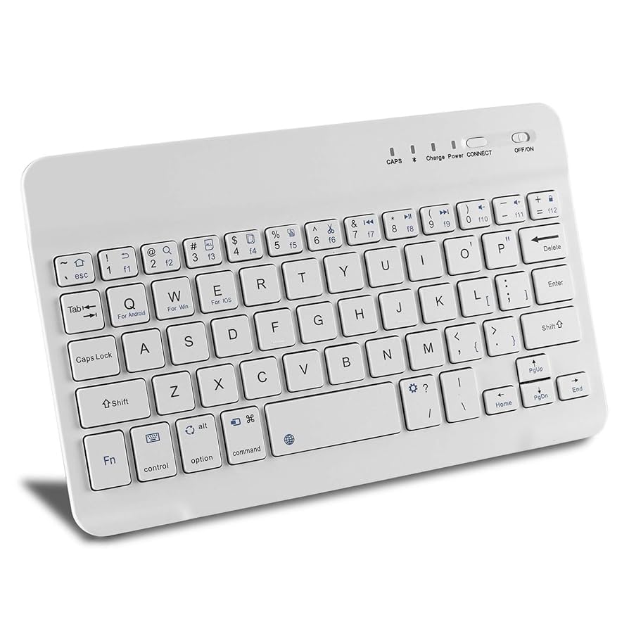 ワイヤレスBluetoothキーボード 英語配列 Amazon | ミニワイヤレスBluetoothキーボード 7-8インチ 英語