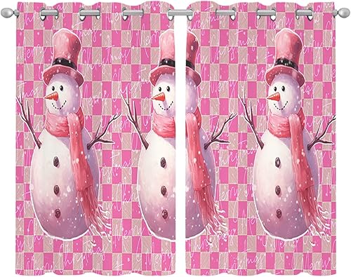 Miniatura 8 de Juego de 2 cortinas traslúcidas color blanco melocotón claro degradado de 45 pulgadas de largo, para cocina, dormitorio, sala de estar, puerta