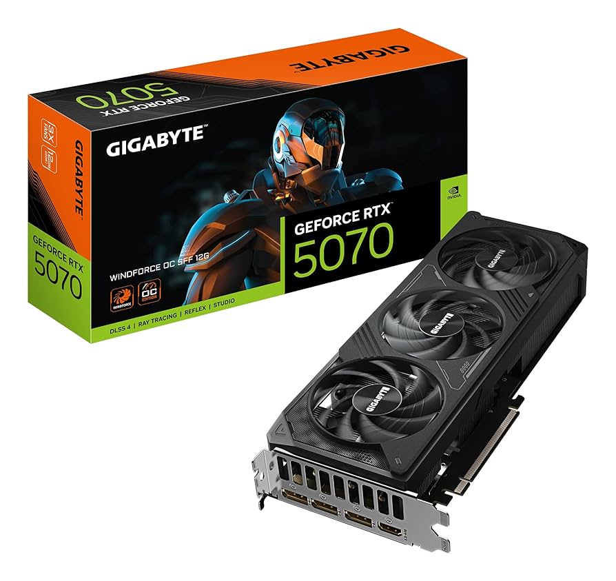 ジャンク　GPU GIGABYTE Amazon.com: GIGABYTE GeForce RTX 5070 WINDFORCE OC SFF 12G