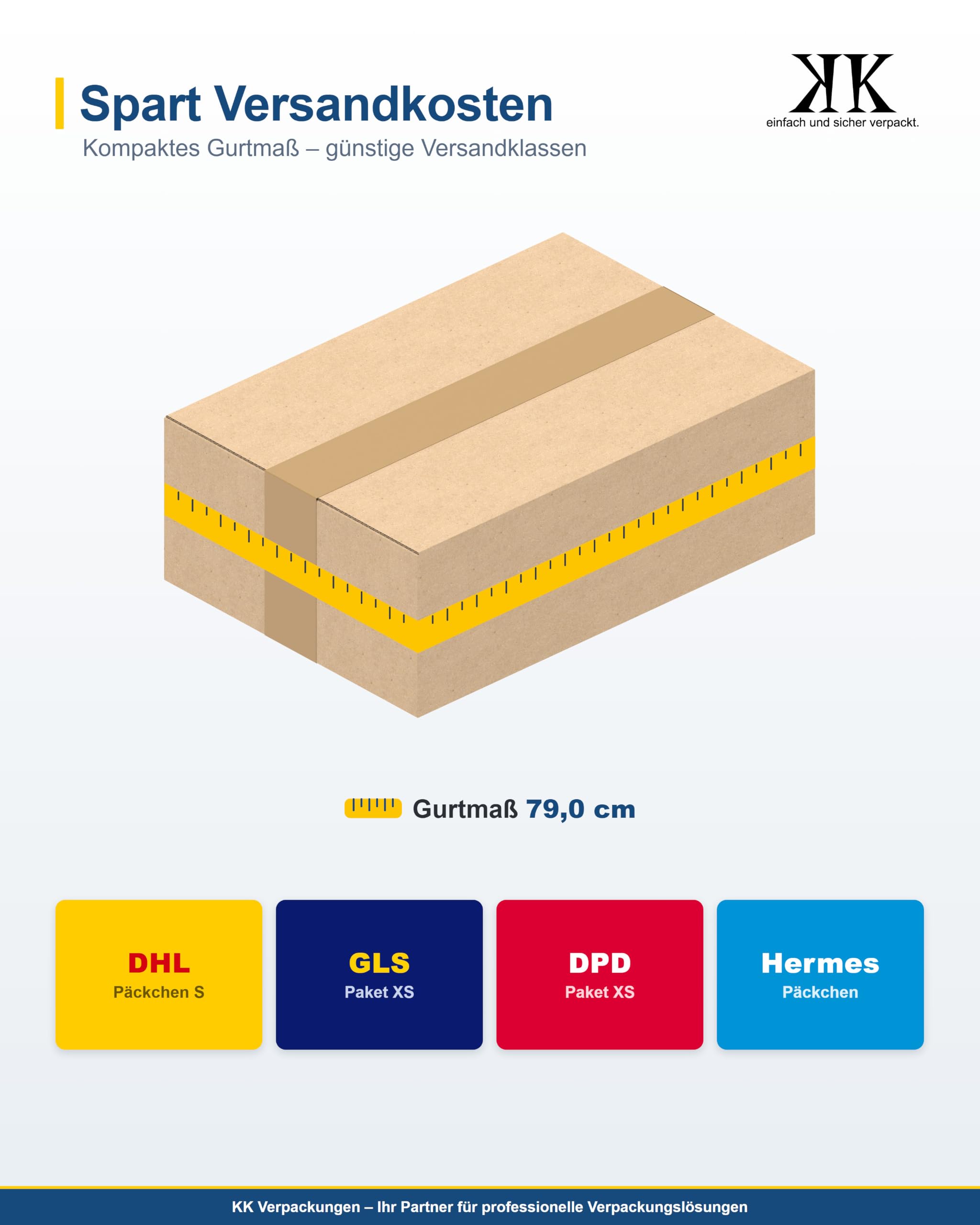 Versandkartons Kartons 242 x 167 x 84 mm 2-wellig klein, 50 Stück | Kleine Faltkartons für schwere Gegenstände für den Versand, 25x17x9 cm [Größe/Menge wählbar]