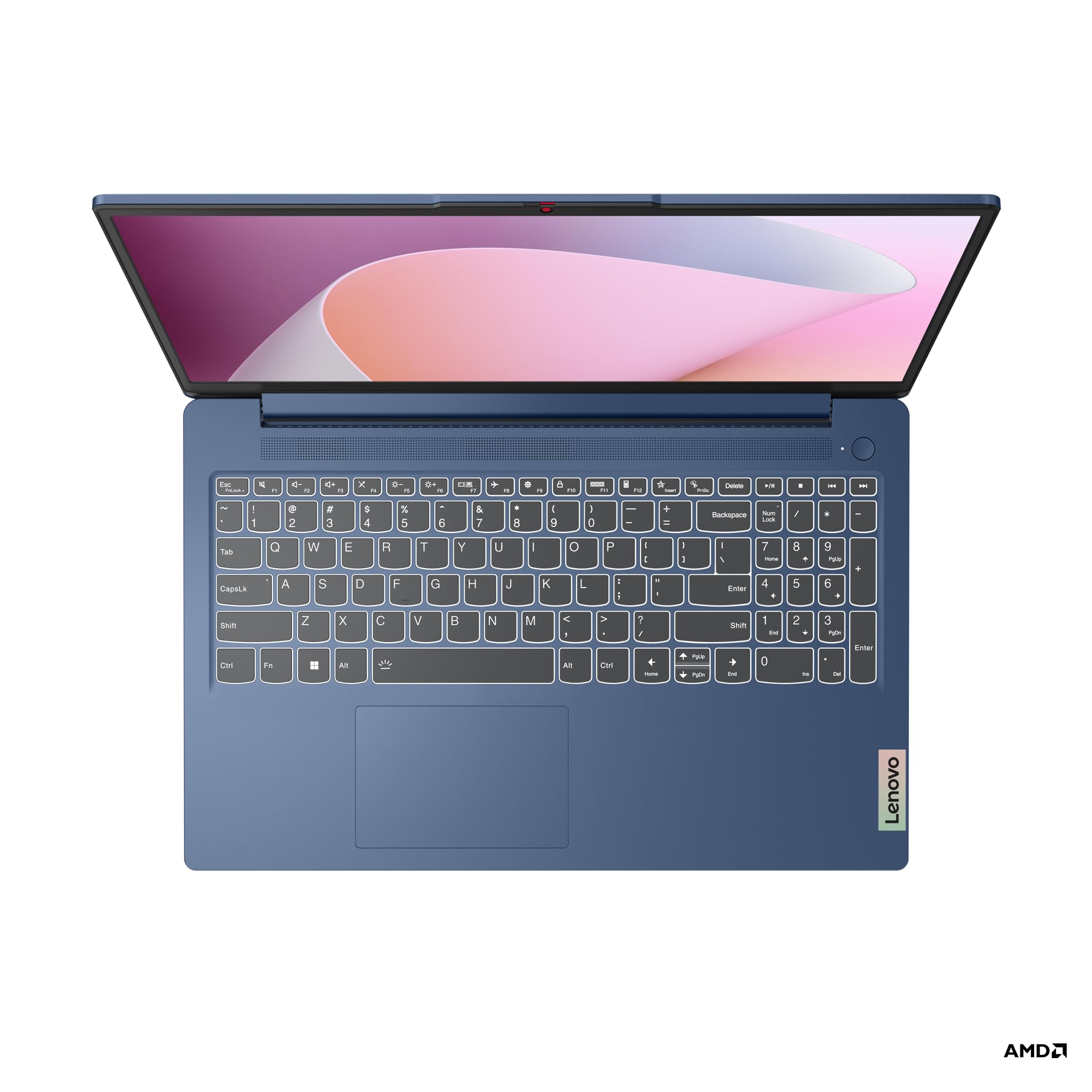Lenovo IdeaPad Slim 3 Laptop | 15.6" FHD Display | AMD Ryzen 3 7330U | 512GB SSD | 8 GB RAM | AMD Radeon Grafik | QWERTZ | Windows 11 | Abyss Blue | 3 Monate Premium Care