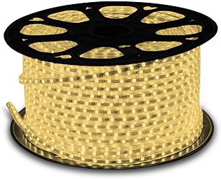 Wipro Garnet 50 Mtr Led Strip Light|60 LEDs/Mtr|Warm White|Ip65-Waterproof|Flexible Rope Light for Outdoor & Indoor Decora... Price In India