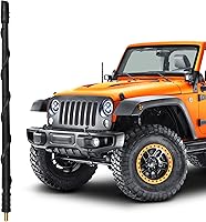 Vista 26 de BASIKER Antena para Jeep Wrangler Sport Rubicon JL 4xe Willys Mojave JK JT Gladiator 2007-2025, Antena Corta Accesorios para Jeep Wrangler Reemplazo