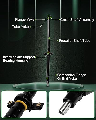 Vista 318 de SCITOO Longitud del eje de hélice del eje de transmisión delantero 36.2 pulgadas compatible con 2001-2004 para Jeep Grand para Cherokee 4.0L