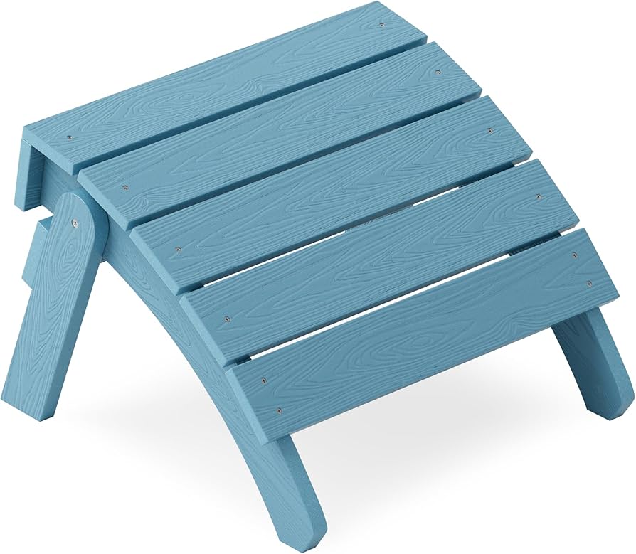 Amazon.com : YEFU Adirondack Ottoman, Patio Foot Rest, Adirondack