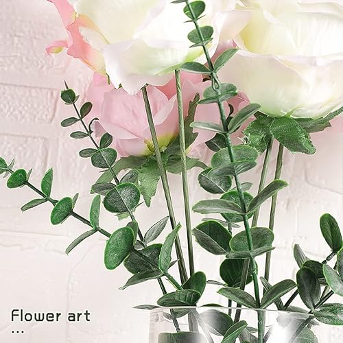 Miniatura 5 de Paquete de 60 tallos florales de alambre para flores de papel calibre 2 tallos de flores para proyectos de ganchillo de 16 pulgadas, manualidades