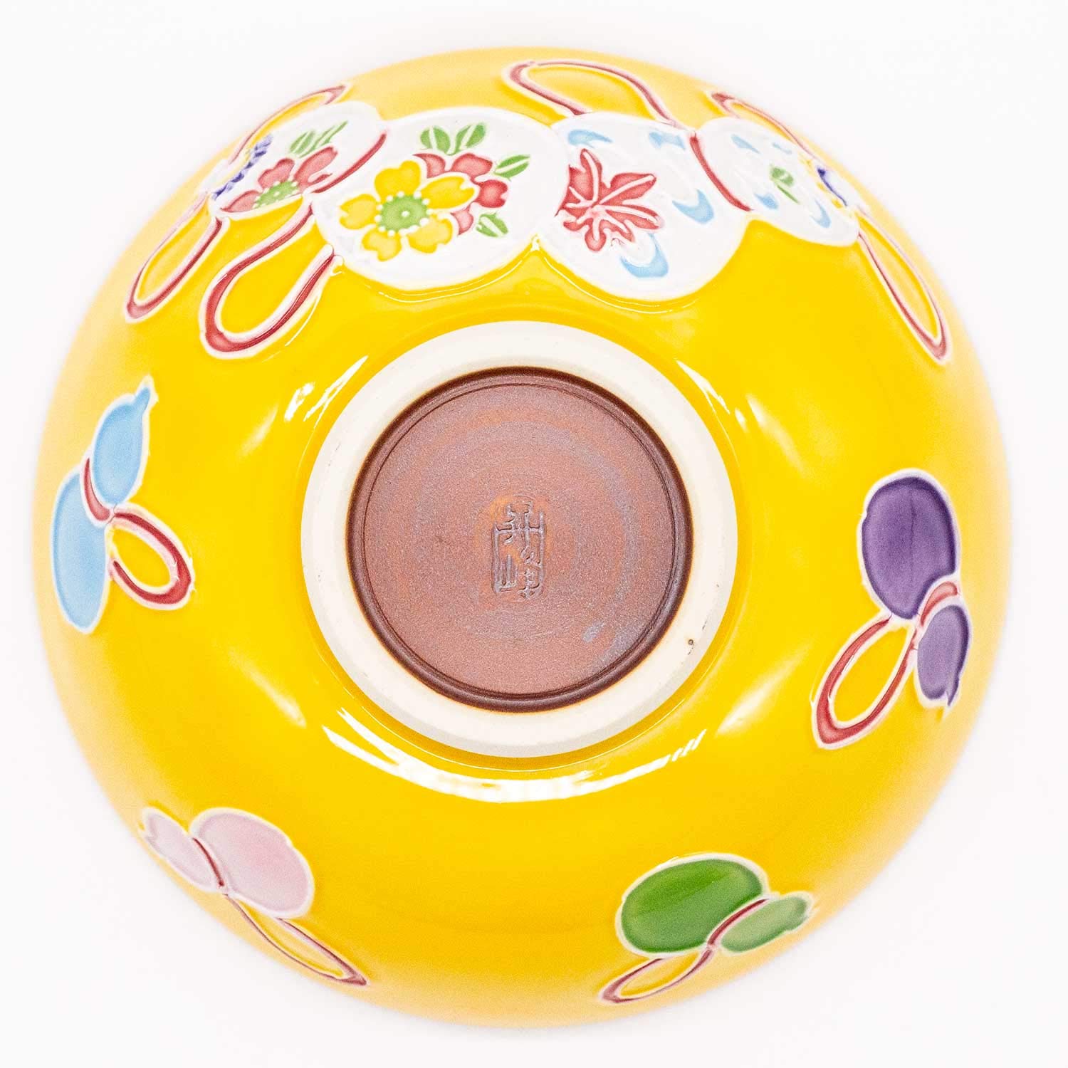 Amazon｜京焼 清水焼 昇峰窯 飯碗 茶碗 大 黄交趾六瓢 日本製｜飯碗