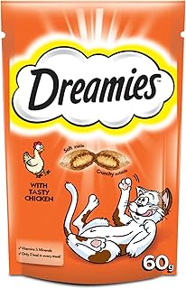 Dreamies Kedi Ödül Maması, Tavuklu, 60 G
