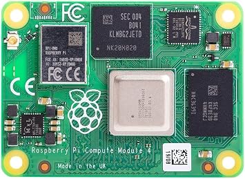 Raspberry Pi Compute Module 4 with Compute Module 4 IO Board for Raspberry Pi, (CM4 1GB, Lite, Non Wireless)