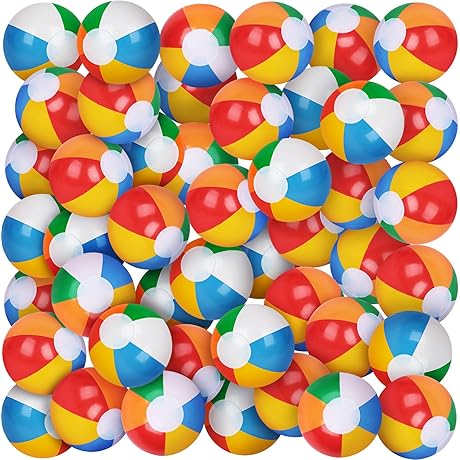 Shindel Inflatable Beach Balls Bulk 5 Inch