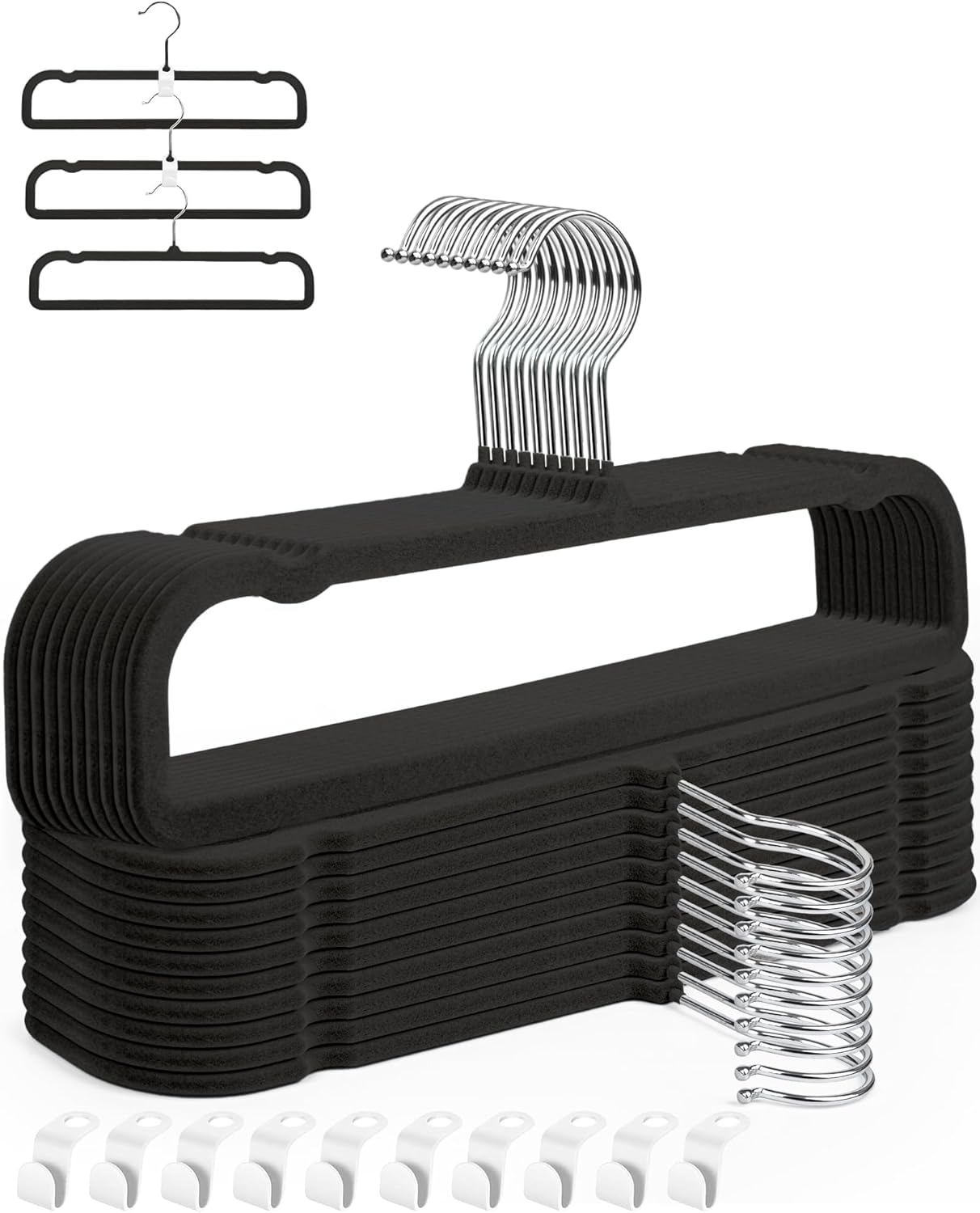 HGYZE Velvet Pants Hangers with...