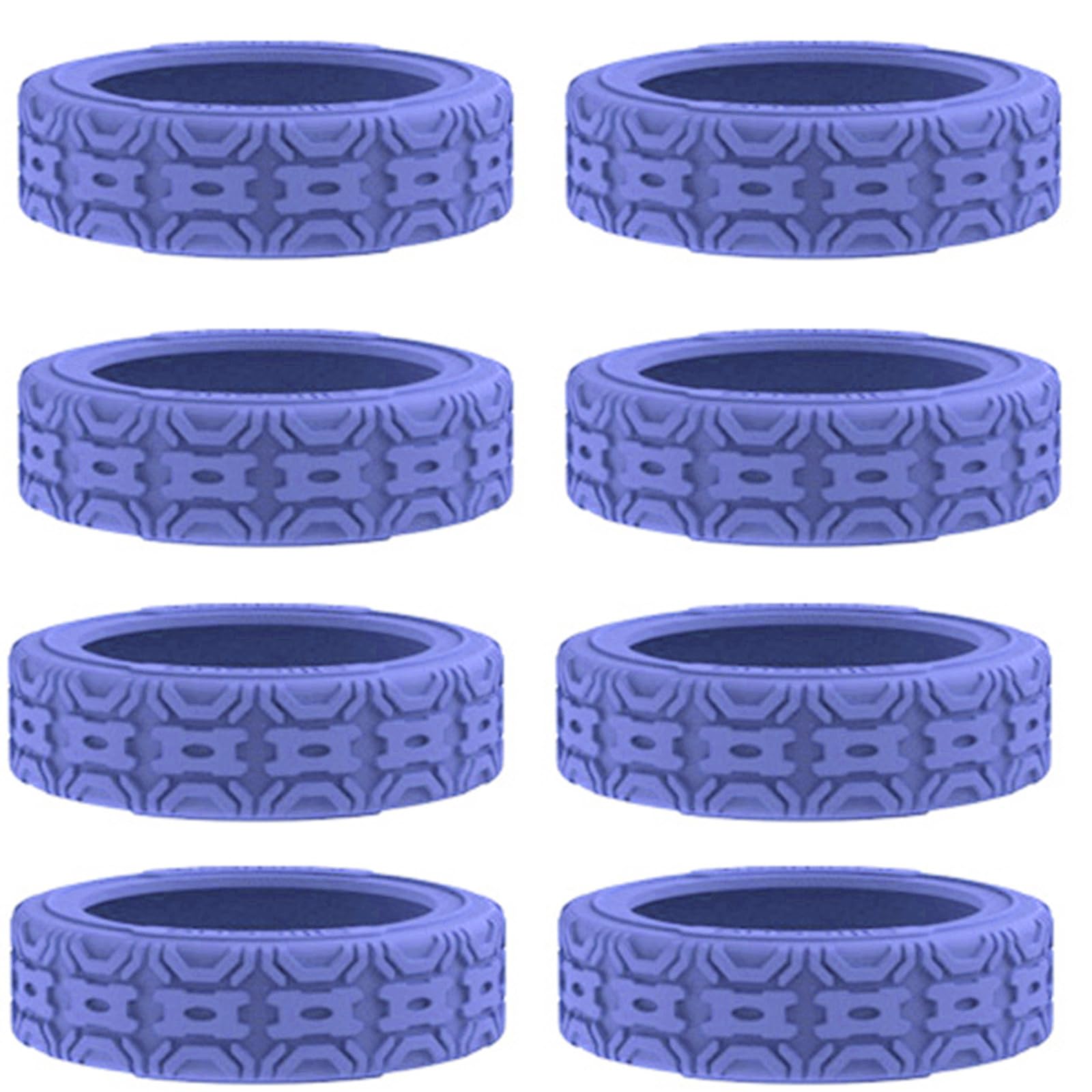 Maxtonser 4pcs Practical Silicone Luggage Wheel Protectors Cover for Travel Suitcases Reduce Noise Wheels Guard Cover